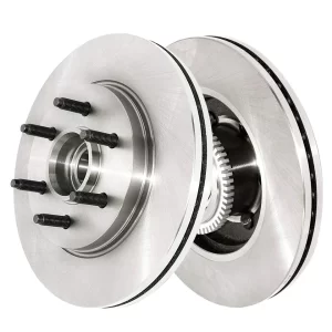RWD 12.99" Front Brake Rotors & Ceramic Brake Pads for 2004–2008 Lincoln Mark LT & Ford F-150 | OEM