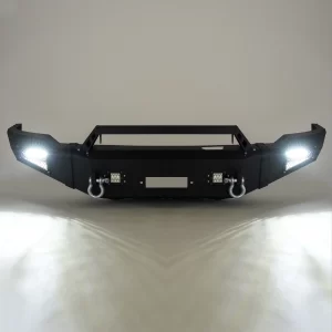 Front Bumper Assembly for GMC Sierra 1500 2014–2015 Off-Road with Winch Plate & LED