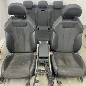 2016–2024 Audi A4 B9 B9.5 S Line Saloon Half Leather Interior Seat Set | Front & Rear