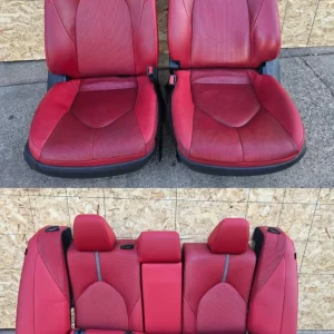 2018-2024 Toyota Camry Red Leather Seat Set