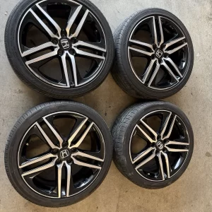2016-2017 Honda Accord Sport Complete Set of 4 Genuine OEM 19" Factory Wheels & Tires