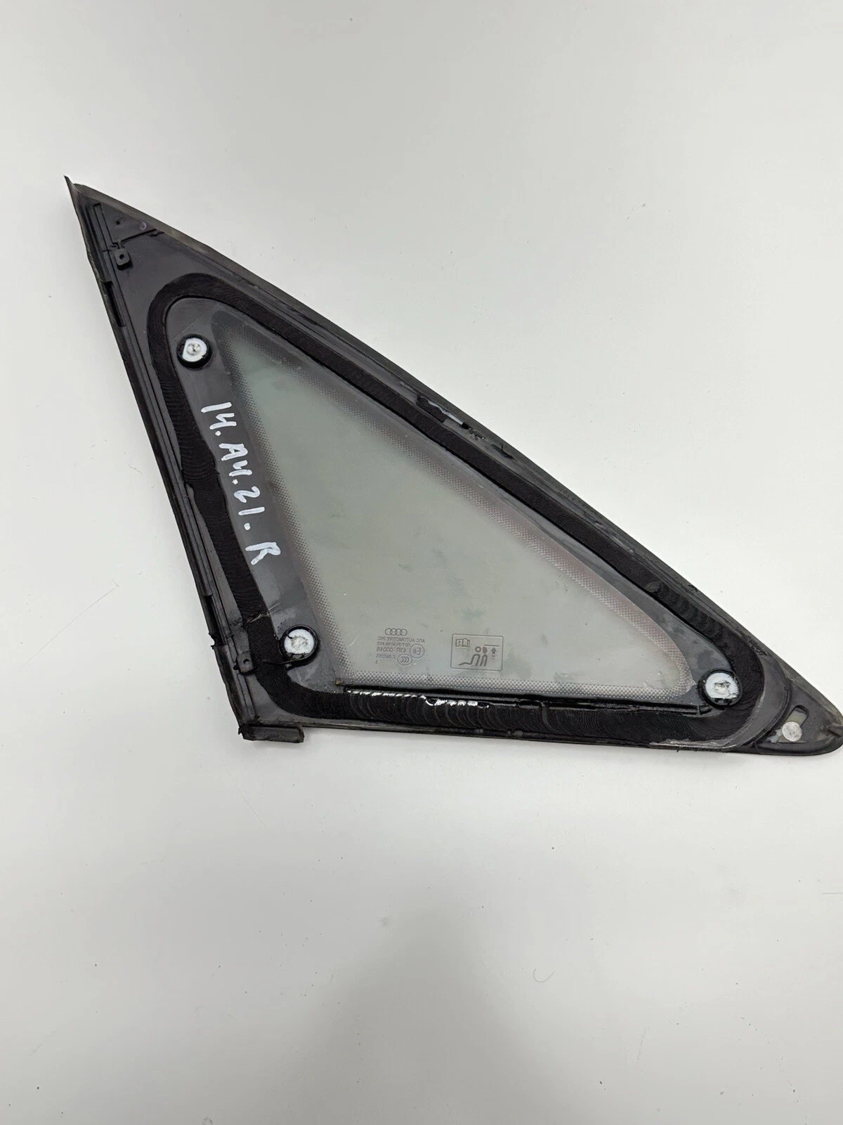2009–2016 Audi A4 S4 Rear Right Quarter Window OEM - Image 3